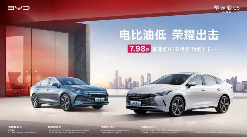 电车比油车还便宜，比亚迪开年王炸，插混双雄7.98万起